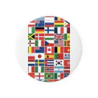 KOUJI NET ORIGINAL SHOPの世界の国旗 缶バッジ