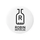 ROBIN MOTOVLOGのROBIN MOTOVLOG／フルクロロゴ 缶バッジ