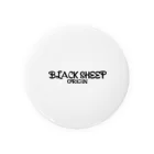 BLACK SHEEP ORIGIN SUZURI SHOPのBLACK SHEEP ORIGIN Tin Badge