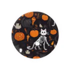 ToToMoの【ハロウィン】スケルトンキャット Tin Badge