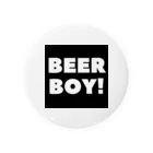 BEERのビールボーイ(黒) Tin Badge