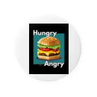 hAngryの【ハンバーガー】hAngry  缶バッジ