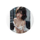 AI職人👨‍🏭のAI「美人」 Tin Badge