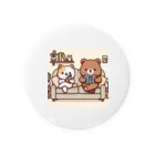 miketherockのゆるゆる休日Tシャツ Tin Badge