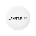 JAMMY.MのJAMMY.M ロゴ① 缶バッジ