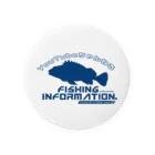 Fishing Information.（フィッシング インフォメーション）　　　　公式ロゴショップのFishing Information.（フィッシングインフォメーション）ユーチューブロゴ2 缶バッジ