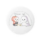 ゆるい子供とハロウィンのお店のハロウィンの夏 缶バッジ