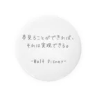 ふれーずラボのいじんふれーず「ウォルト・ディズニー」2 Tin Badge