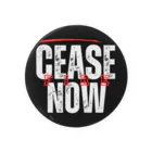 YOKOのCeaseFireNow 缶バッジ