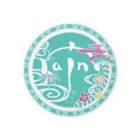 rain＠沖縄方言で歌ってみたのrainロゴ Tin Badge
