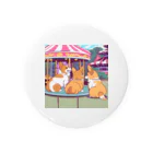 Cute dogsのI love my dogs Tin Badge