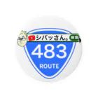 483Storeの483ステッカー 缶バッジ