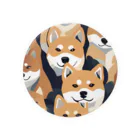 pinetreeの柴犬 マルチ Tin Badge