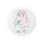 (まみむめ)大森靖子のうさぎとおんなのこ Tin Badge