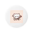 mini_asuのCut 猫 Tin Badge