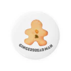 psyainのgingerbread man Tin Badge