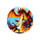 Pixel Questのドラゴンブレイズナイトティー 缶バッジ