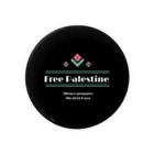 ちょっといい感じ🍙のFree Palestine Tin Badge