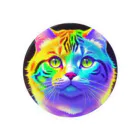 629_CAT_ARTのカラフルサイバーキャット vol3 Tin Badge