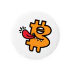 BitPopArtのB - Coffee Tin Badge