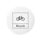 ミニマルくんの四角におさまるBicycle Tin Badge