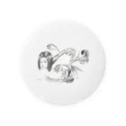 妖怪 水姫城-Yokai.Mizukijyo-ฅ^ơωơ^ฅ♡の『根古水ヒメの妖カイ画』3.ロクロクビ Tin Badge
