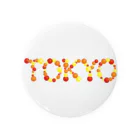 junichi-goodsのバルーン文字「TOKYO」（赤色系） Tin Badge