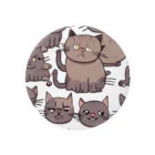 takuSHOP99のブサかわ猫のリベンジ Tin Badge