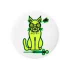 JINPIN (仁品)の待ちきれない猫 Tin Badge