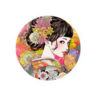 wakako.ai_artの日本美人画③ Tin Badge