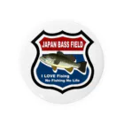 takaki1982のJapan Bass Field バス釣り大好き ロードサイン風 Tin Badge