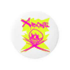 Ａ’ｚｗｏｒｋＳのRAKUGAKIXBONE PNKonYEL NEON Tin Badge