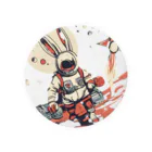 ロケットうさぎのロケットうさぎ　平和維持 Tin Badge