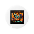 k.a.u.j.7のおしゃれでユニークなハロウィンの風景が広がります 缶バッジ