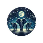 FUMYのNight  Elephant Symphonic Tin Badge