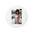 OPI_TT_RyumisVelnの褐色の女の子が贅沢な温泉でまったりと過ごしています。 Tin Badge