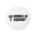 GORILLA SQUAD 公式ノベルティショップのGORILLA SQUAD ロゴ黒 缶バッジ