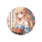 プリンゴブリンの花束バラ子さん Tin Badge