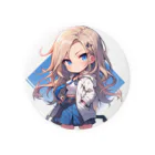 honoka_tの金髪ちびキャラ美少女 Tin Badge