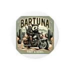 BARTUNAの悪ひげパンダ 缶バッジ