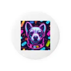 オダチャンショップのneon dog 缶バッジ