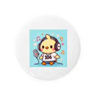 音楽ルー106のかわいいヒヨコ Tin Badge