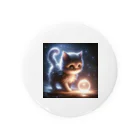 katohkouchiの探究の光、夜を歩く猫 Tin Badge