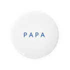 moiのPAPA（ブルー） 缶バッジ