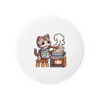 子猫カーニバルの子猫のレストラン Tin Badge