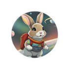 うさぎやの宇宙を旅するうさぎ2 Tin Badge