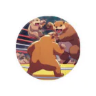 ASWのアニマル相撲レスラーズ/Animal Sumo Wrestlers Tin Badge