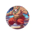 ASWのアニマル相撲レスラーズ/Animal Sumo Wrestlers Tin Badge