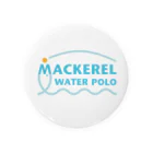 MACKEREL WATER POLOのMACKEREL（メインロゴカラー）片面プリント Tin Badge