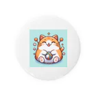 wtr3045のまるねこ37 Tin Badge